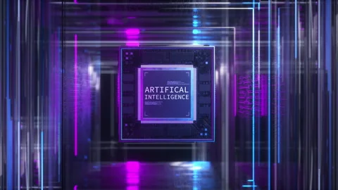 Abstract Concept of Artificial Intelligence Stock Footage 248222235