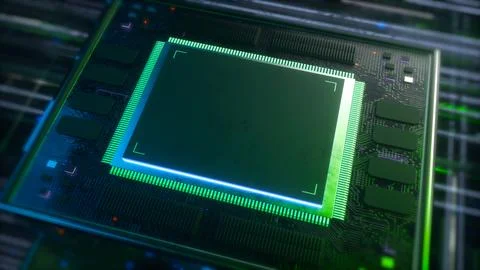 Abstract Concept of Artificial Intelligence Illustrazione stock