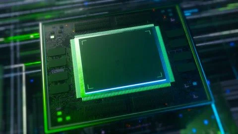 Abstract Concept of Artificial Intelligence Stock Illustration