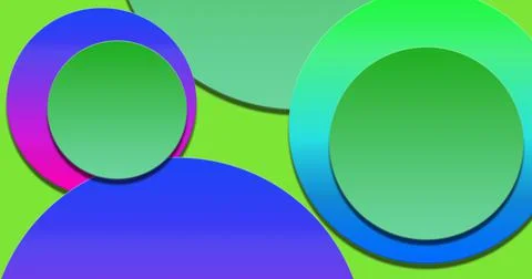 Abstract concept with circle geometric layers for art banner Stock Illustration