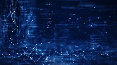 Abstract concept of digital technology and online cybersecurity data protecti Stock Illustration