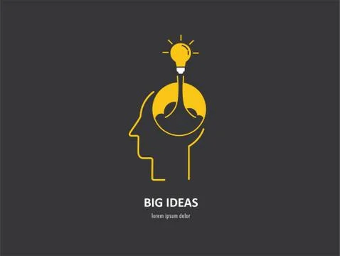Abstract concept of launching new ideas for business and start up Stock Illustration