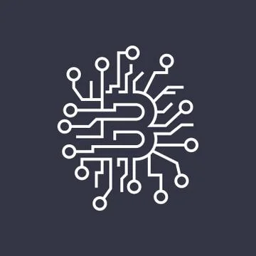 Abstract concept protection of bitcoin technology. Virtual crypto currency Illustrazione stock
