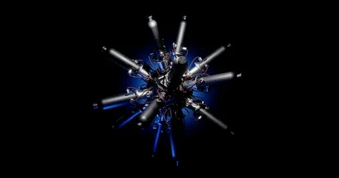 Abstract concept of reactor Stock Footage 119557584