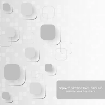 Abstract concept with square composition. Stock Illustration