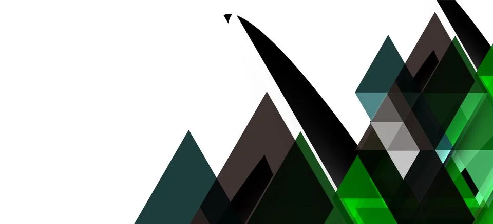 Abstract concept triangle graphic element. Technology background. Banner, poster Stock Illustration