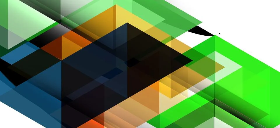 Abstract concept triangle graphic element. Technology background. Banner, poster Stock Illustration