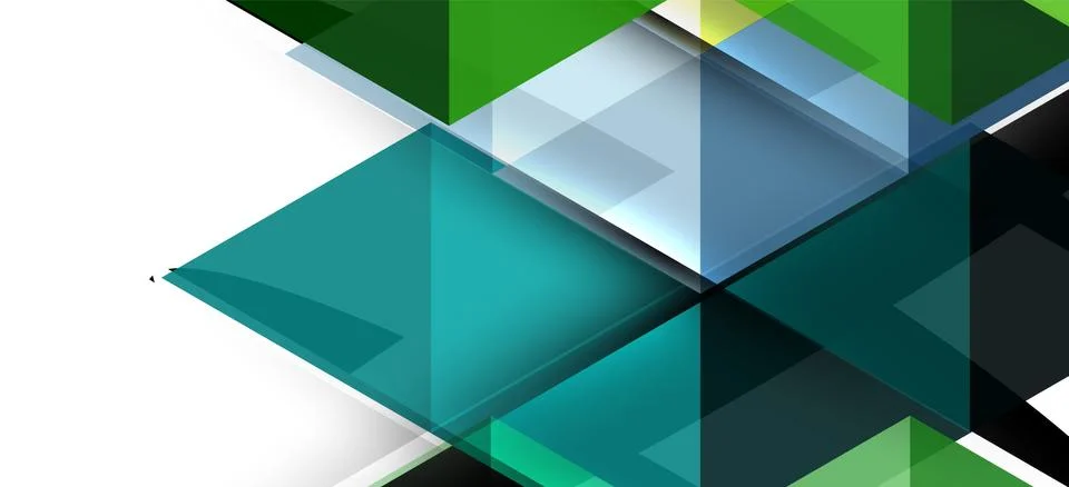 Abstract concept triangle graphic element. Technology background. Banner, poster Stock Illustration