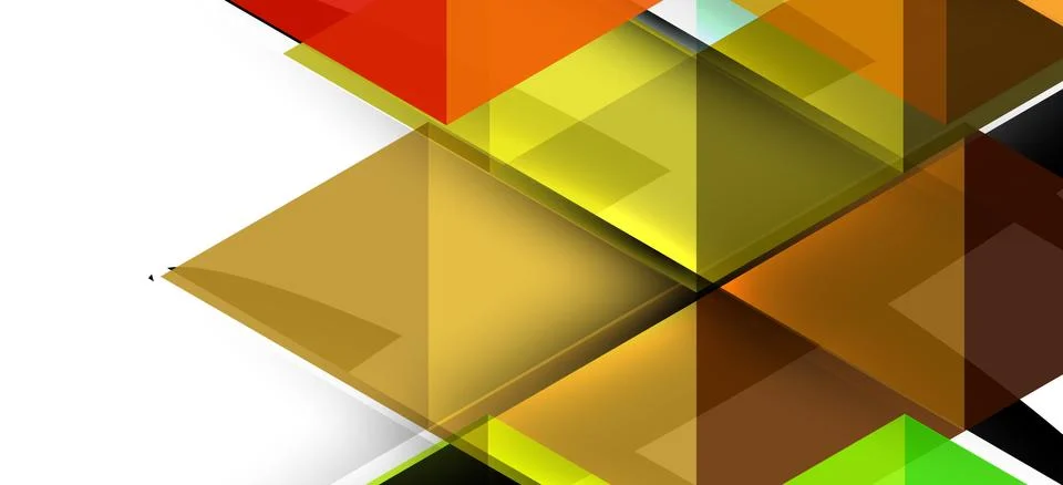 Abstract concept triangle graphic element. Technology background. Banner, poster Stock Illustration