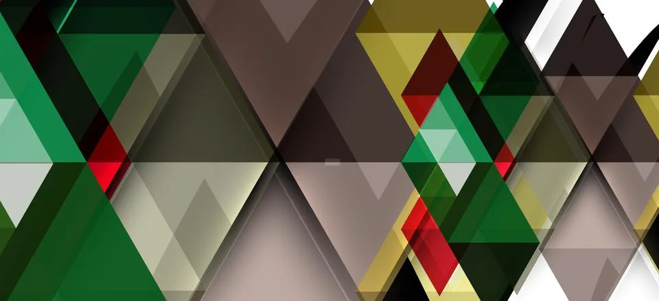 Abstract concept triangle graphic element. Technology background. Banner, poster Stock Illustration