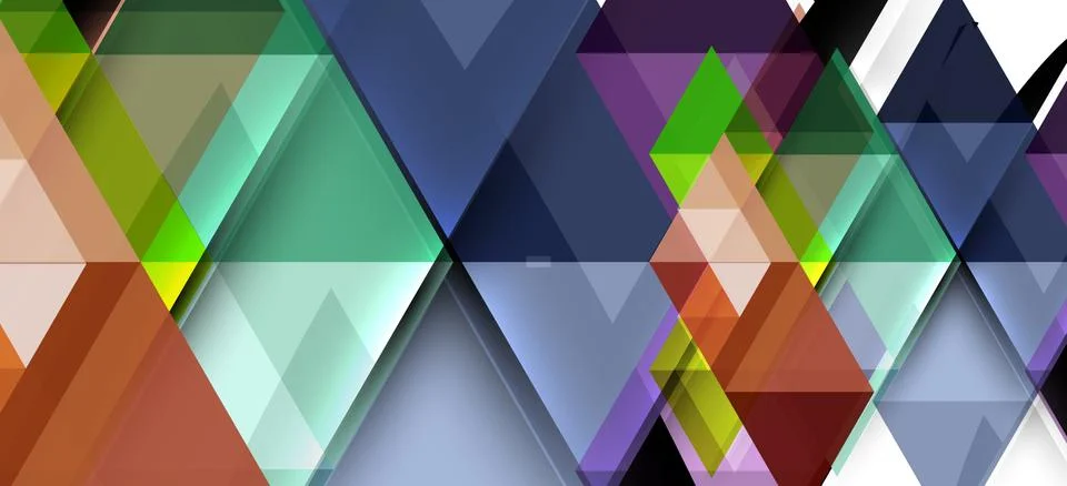 Abstract concept triangle graphic element. Technology background. Banner, poster Stock Illustration
