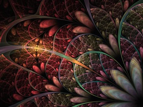 Abstract Concept Unique Mandala inimitable graphic design Stock Illustration