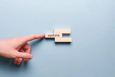 Abstract concept of updates in programming and coding 스톡 사진