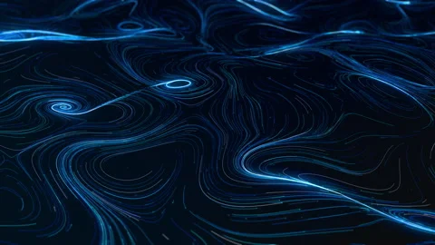 Abstract Concept on Web Network Data and Communication Particle Lines Stock-Footage 132303225