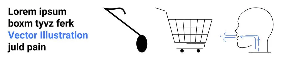 Abstract Concepts Explored Through Minimalistic Vector Icons Stock Illustration