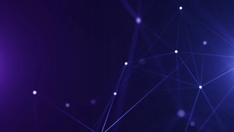 Abstract concepts of technology, digital and data multi color background Stock Footage 274413346