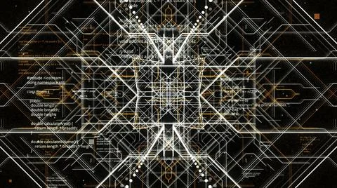 Abstract conceptual background with neuron data information and network Stock Illustration