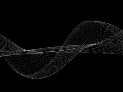 Abstract Conceptual Grid Lines Stock Illustration