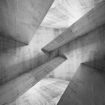Abstract concrete construction background 3d Stockillustratie