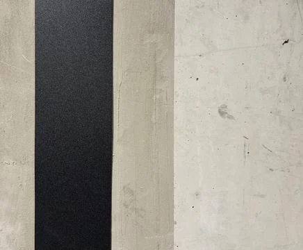 Abstract Concrete Wall Background With Black Vertical Stripe and Copy Space Stock Photos
