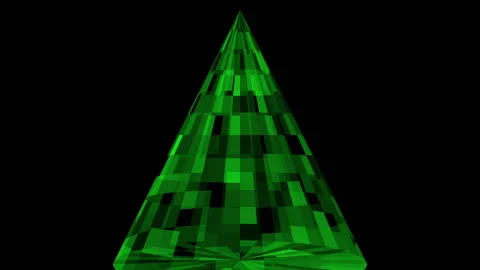 Abstract cone shape Stock-Footage 154673353