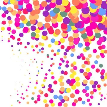 Abstract Confetti Background. Celebrate Vector Design Element. Decoration. Stock Illustration
