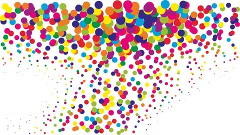 Abstract Confetti Background. Celebrate Vector Design Element. Stock Illustration