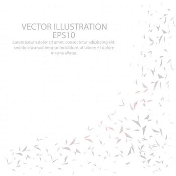 Abstract confetti background. Stock Illustration