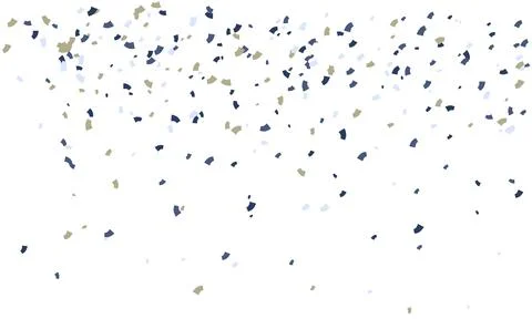 Abstract confetti explosion, subtly textured in calming blues, grays, and b.. Stock Illustration