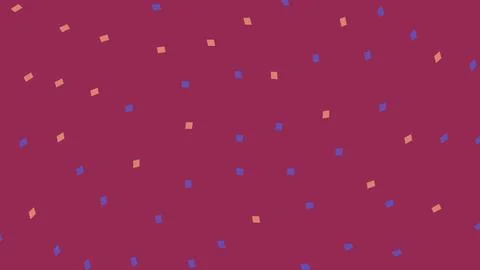 Abstract confetti pattern with small colorful squares イラスト素材