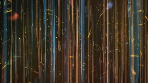 Abstract Confetti Vertical Light Streaks, Colorful Motion Background Stock Footage 332903592