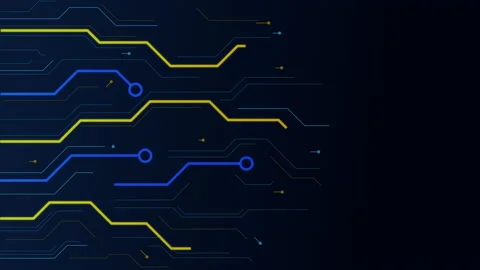 Abstract connect lines and dots.Technology graphic Networkbackground. Stock Footage 205989655