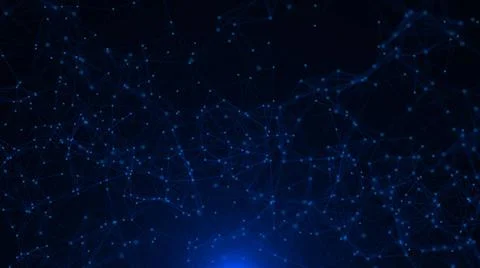 Abstract connected dots Abstract connected dots. Technology concept. 3d re... 스톡 사진