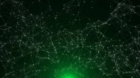 Abstract connected dots Abstract connected dots. Technology concept. 3d re... 스톡 사진