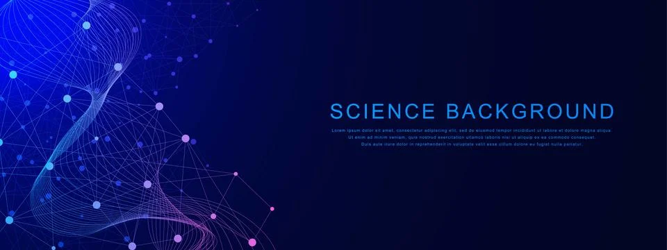 Abstract connected dots and lines background 스톡 일러스트