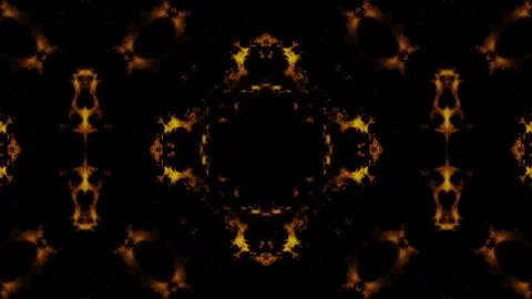 Abstract connected dots and lines on dark background. kaleidoscope Background. 스톡 일러스트