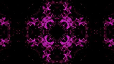 Abstract connected dots and lines on dark background. kaleidoscope Background. 스톡 일러스트