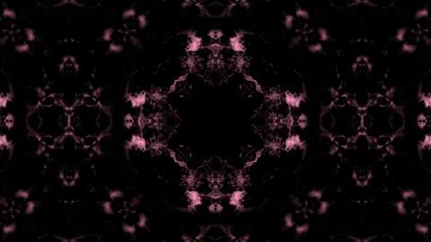 Abstract connected dots and lines on dark background. kaleidoscope Background. 스톡 일러스트