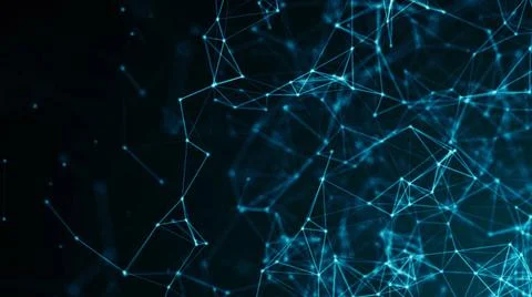 Abstract connected dots. Digital backdrop Abstract connected dots. Digital... 스톡 사진