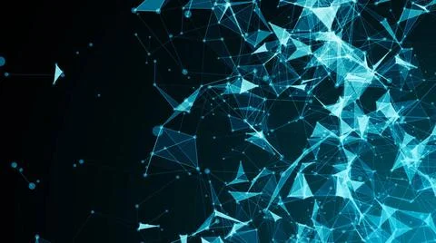 Abstract connected dots. Digital backdrop Abstract connected dots. Digital... 스톡 사진