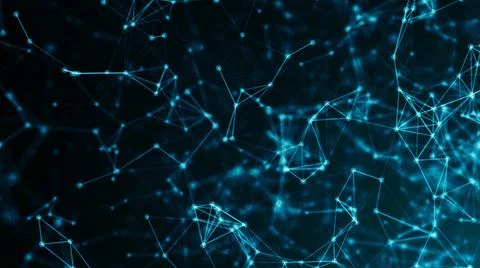 Abstract connected dots. Digital backdrop Abstract connected dots. Digital... Stockfoto's