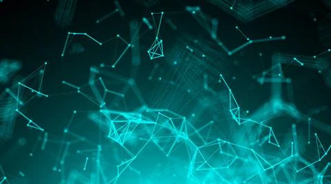 Abstract connected dots. digital background Abstract connected dots. digit... Stockfoto's