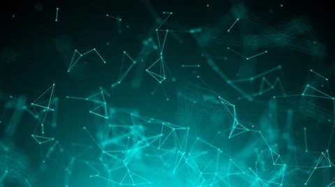 Abstract connected dots. digital background Abstract connected dots. digit... Stockfoto's