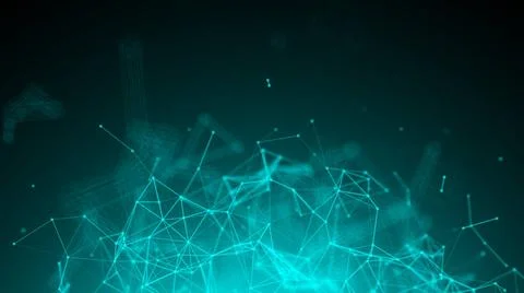 Abstract connected dots. digital background Abstract connected dots. digit... Stockfoto's