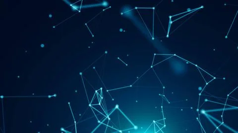 Abstract connected dots. Technology background Abstract connected dots. Te... Foto stock