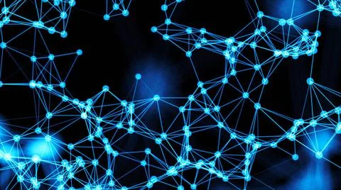 Abstract connected dots. Technology background Abstract connected dots. Te... 스톡 사진