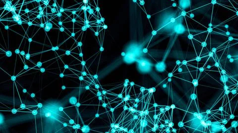 Abstract connected dots. Technology background Abstract connected dots. Te... 스톡 사진