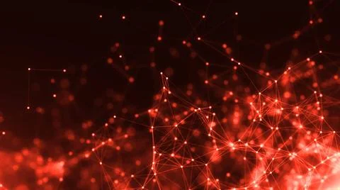 Abstract connected dots. Technology concept background Abstract connected ... Stockfoto's