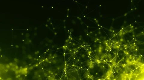 Abstract connected dots. Technology concept background Abstract connected ... Foto stock