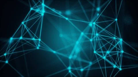 Abstract connected dots. Technology concept Abstract connected dots. Techn... Stockfoto's